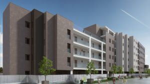 Rendering-Roma-Corte-Complesso residenziale